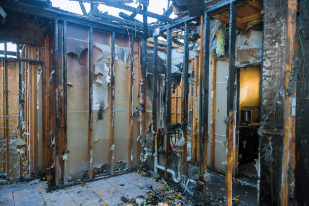 Professional Fire Damage Repair technician working in Brighton, AL
